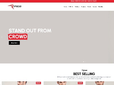 Screenshot of RIGS project built with Breakdance